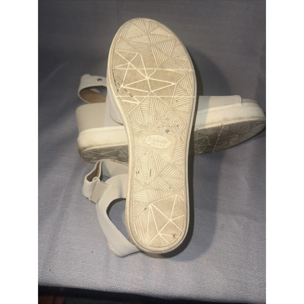 Dr. Scholls Women's SAMM Strappies Sandal Size 9.5 Tan Wedge‎ Heel